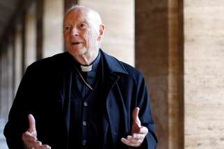 Archbishop McCarrick is pictured in a 2013 photo at the Vatican. 