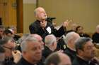  06.15.2017 Syriac Bishop Barnaba Yousif Habash of Newark, N.J., speaks June 14 during the opening sesson of the U.S. Conference of Catholic Bishops&#039; annual spring assembly in Indianapolis.