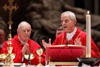  Cardinal Theodore E. McCarrick, retired archbishop of Washington, and Cardinal Donald W. Wuerl of Washington, concelebrate a Mass of thanksgiving in 2010 in St. Peter&#039;s Basilica at the Vatican. Pope Francis accepted the resignation from the College of Cardinals of Archbishop McCarrick, and has ordered him to maintain &quot;a life of prayer and penance&quot; until a canonical trial examines accusations that he sexually abused minors. 