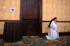  A woman religious prays Sept. 21, 2018, during the Fifth National Encuentro in Grapevine, Texas. The Leadership Conference of Women Religious thanked Pope Francis Feb. 7 for acknowledging abuse of nuns and sisters by priests and bishops.