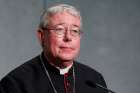 Archbishop Jean-Claude Hollerich of Luxembourg attends a news conference to discuss the Synod of Bishops on young people, the faith and vocational discernment at the Vatican Oct. 10.