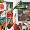 Pope Benedict XVI was the first person registered for World Youth Day 2013 in Rio de Janeiro. The international Catholic youth gathering will take place July 23-28. The pope is pictured arriving to celebrate the final Mass of World Youth Day in Madrid, S pain, in this Aug. 21, 2011, file photo.