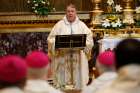 Archbishop Anthony Fisher of Sydney gives the homily as Australian bishops concelebrate Mass at the Basilica of St. Mary Major in Rome June 25, 2019. The Australian government is preparing to introduce the country&#039;s first religious freedom laws, but senior Catholic clerics are concerned they may not go far enough.