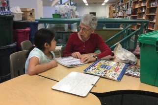 Rose Kostiuk has been a mainstay in the Sacred Heart School classroom as a volunteer for more than 20 years. She’s been unable to continue due to pandemic regulations but is anxious to get back soon.