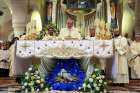 Archbishop Pierbattista Pizzaballa, apostolic administrator of the Latin Patriarchate of Jerusalem, celebrates Christmas Mass at the Church of the Nativity in the West Bank town of Bethlehem.