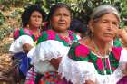 Tzeltal women participate in their community’s assembly in Chiapas.