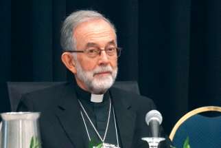 Bishop Lionel Gendron, president of the Canadian Conference of Catholic Bishops.