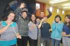 The GTA Catholic youth group at one of their pre-pandemic rosary-making events.