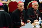 Cardinal Víctor Manuel Fernández, prefect of the Dicastery for the Doctrine of the Faith, attends the opening session of the Synod of Bishops in the Vatican&#039;s Paul VI Audience Hall Oct. 2, 2023.