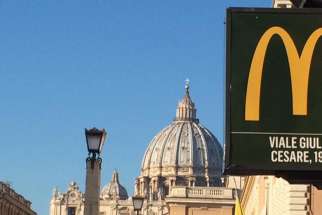 The McDonald&#039;s Restaurant just around the corner from St. Peter&#039;s Square has opened.