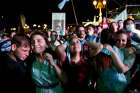  Pro-life demonstrators react after the Senate passed an abortion bill in Buenos Aires, Argentina, Dec. 30, 2020. Abortion will be legal during the first 14 weeks of pregnancy.