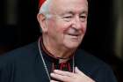 Cardinal Vincent Nichols of Westminster, England, is pictured Oct. 11 at the Vatican. Cardinal Nichols told an independent Inquiry into Child Sex Abuse Dec. 13 that he was shocked to learn a now-deceased vicar in Birmingham tried to help two pedophile priests flee to United States.