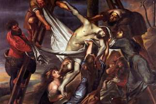 Sir Peter Paul Rubens (1577-1640) descent from the cross, Mantua, 1600-1602