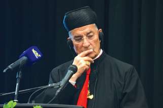 Maronite Patriarch Cardinal Béchara Boutros Raï speaks at the CCCB plenary Sept. 24. 