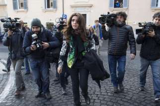 Italian laywoman Francesca Chaouqui, arriving for the third hearing of the&quot;VatiLeaks&quot; case at the Vatican Dec. 7, 2015. On July 4, Vatican lead prosecutor asked the court give Chaouqui a three years and nine months jail-term.