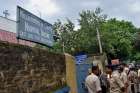 Indian police stand outside the premises of the Missionaries of Charity home in Ranchi, where Sister Concilia was arrested July 5, 2018, on suspicion of child trafficking. On Jan. 29 the Indian Supreme Court rejected bail for the nun, who has not yet been charged. 