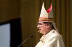 Archbishop Christian Lepine of Montreal celebrates a Mass at the Marie-Reine-du-Monde Cathedral, 2016. 