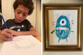 Benjamin Howard, 9, created “The Monster Project” in support of the Angel Foundation for learning. He has been drawing monsters since the age of 7.