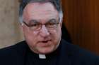 Basilian Father Thomas Rosica during the concluding session of the extraordinary Synod of Bishops on the family at the Vatican Oct. 2014.