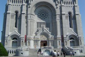 The shrine of St. Anne de Beaupre, Canada’s most popular shrine. The shrine dates back to 1658, even before Quebec was recognized as North America’s first diocese.