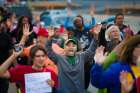 Protesters hold their hands in the air during an Aug. 16 demonstration against the shooting death of Michael Brown in Ferguson, Mo. The unarmed teen was shot and killed Aug. 9 by a police officer.