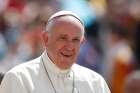 Pope Francis pictured during a jubilee audience in St. Peter&#039;s Square at the Vatican June 30. Pope Francis has been paying for trips and food for homeless people in Rome to go to the beach.