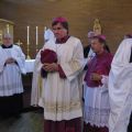 Archbishop John Hepworth, centre, in a 2010 CCN file photo. A lawyer said Hepworth’s claim of being raped by a priest more than 40 years ago has no substance. 