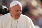 Pope Francis smiles during his general audience in St. Peter&#039;s Square at the Vatican Oct. 19. Just before his trip to Sweden for the 500th anniversary of the Protestant Reformation, the Pope was interviewed by Jesuit journal &#039;Civilta Cattolica.&#039;