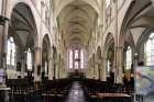 Interior of historic Church of the Immaculate Conception in the northern French town of Saint-Omer is seen in an undated photo. A man was taken into police custody after a major fire broke out at the church in the morning hours of Sept. 2, 2024. causing its bell tower to collapse.