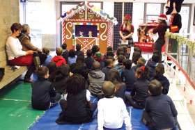 Students at St. Oscar Romero Catholic Secondary School put together Romero Wonderland each Christmas for students from surrounding elementary schools.