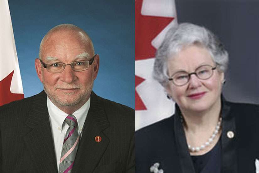 Liberal Senator Larry Campbell and Conservative Senator Nancy Ruth introduced a euthanasia and assisted suicide bill in the Senate on Dec. 2. 