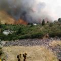 Firefighters move away from the Yarnell Hill Fire near the town of Yarnell, Ariz., June 30. The Arizona blaze has killed 19 firefighters, who belonged to an elite response team, and destroyed hundreds of homes across 2,000 acres.