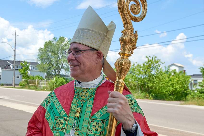 Archbishop Guy Desrochers has helped the Archdiocese of Moncton right its financial ship.