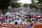 Thousands march against the legalization of same-sex marriage and to defend their interpretation of traditional family values Sept. 11 in Guadalajara, Mexico. Organizers plan a similar protest march Sept. 24 in Mexico City.