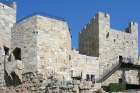 The Tower of David in Jerusalem. 