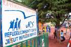 Refugee children play on the grounds of a Jesuit Refugee Service community centre in Ethiopia