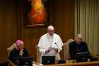 Pope Francis addresses the general assembly of the Pontifical Academy for Life at the Vatican Oct. 5. 