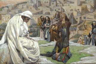 The “grace of tears” has been cherished throughout the Christian tradition. Jesus Himself was not immune to tears, as seen in James Tissot’s Jesus Wept.