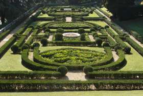 A section of the Vatican Gardens is pictured in this Sept. 15, 2011, file photo. The Vatican Gardens have evolved over the centuries from wild fields and vineyards to formal manicured plots.