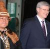 Assembly of First Nations National Chief Shawn Atleo and Prime Minister Stephen Harper process into Crown-First Nations Gathering Jan. 24.